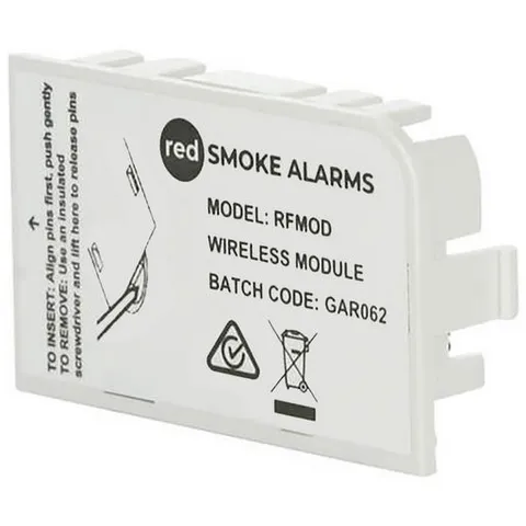 RED SMOKE ALARM - WIRELESS RF MODULE