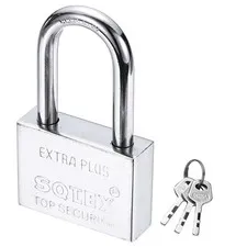 100 x 60 mm Heavy Duty Lock Alloy Steel High Security Padlocks with 3 Keys