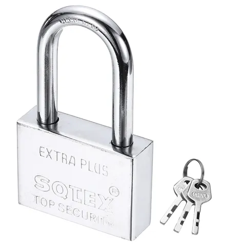 100 x 60 mm Heavy Duty Lock Alloy Steel High Security Padlocks with 3 Keys