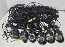 Lorex Security MC7662  SR+ AIS Color IR Camera Lot 6 And Cord Black Used 