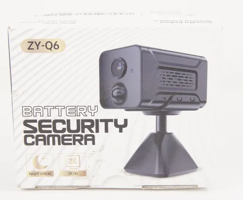 Senolta Battery Powered Mini WiFi Security Camera Model ZY-Q6