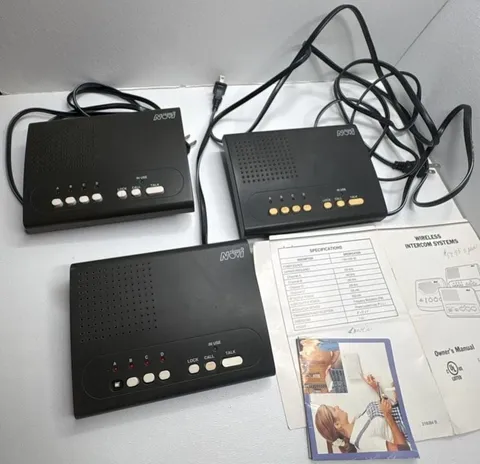 (Tested Working)Novi by Linear WI-4C Wireless 4-Channel Intercom System