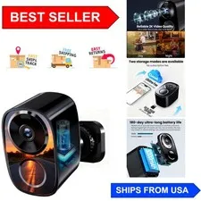 2026 Wireless 2K UHD Security Camera - Full-Color Night Vision & Dual-Band WiFi