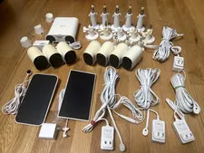 Arlo Pro 3 & Essential 7 Camera Security System VMB4540 Hub Solar Charger Bundle