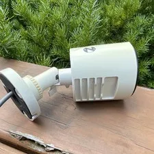 SmartCam Wired CCTV Bullet Security Camera Hardwired Outdoor Only White Color