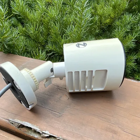 SmartCam Wired CCTV Bullet Security Camera Hardwired Outdoor Only White Color