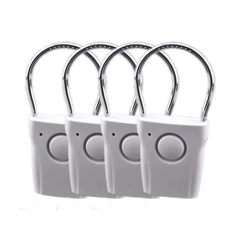 HITBEAT 115dB Door Knob/Handle Vibration Alarm for Home Hotel Apartment White