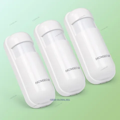 HOMSECUR Wireless Infrared Motion Alarm System 3pcs Sensor Detector 433 MHz
