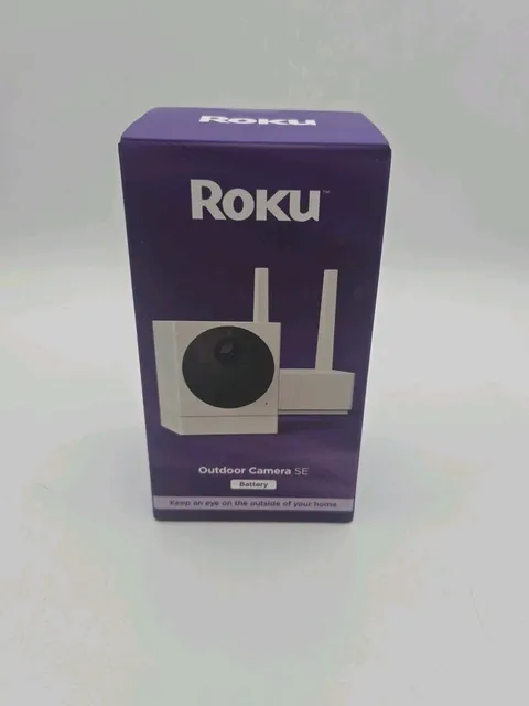 New Sealed Roku CW10005 Wi-Fi Outdoor Smart Home SE Security Camera Monitoring