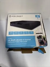 Amcrest 4K 8MP Ultra HD 8channel Network Video Recorder