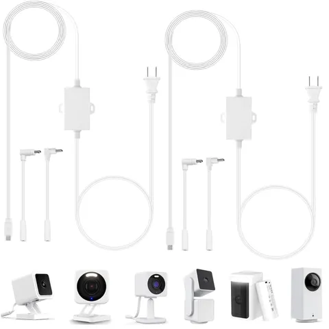 Duo Cam Pan Power Adapter - Long Flat Cable Replacement