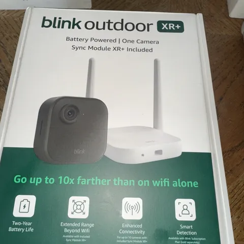 Blink Outdoor XR+ Extended Range Wireless Outdoor 4 Camera 2026 Model. 