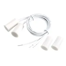 2pcs RC33 NC Recessed Wire Door Contact Sensor Alarm Magnetic Reed Switch