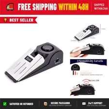 Monsin Door Stop Alarm 120DB Security Alarm for Home Travel
