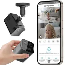 4G LTE Cellular Security Camera No WiFi Needed, Dual Lens Magnetic Cellular C...