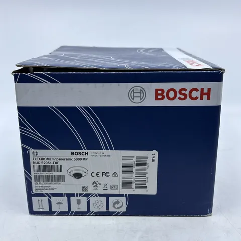 Bosch Flexidome IP  Panoramic 5000 MP NUC-52051-F0E
