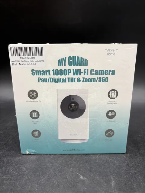 My Guard Smart 1080P Wi-Fi Camera Pan Digital Tilt and Zoom/360 Indoor