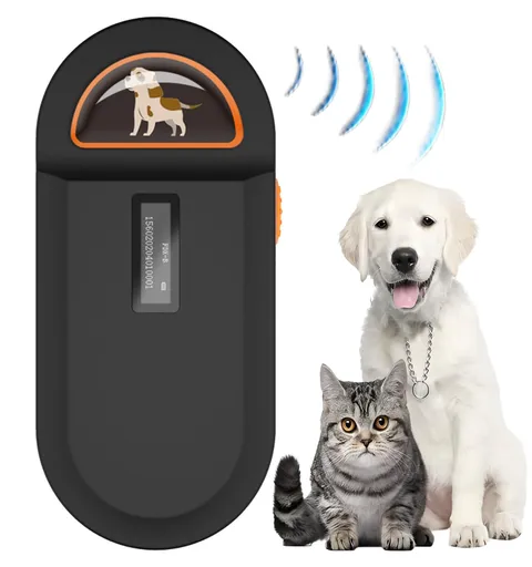 Pet Microchip Scanner RFID Reader Supports EMID FDXB ISO Animal ID Management