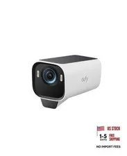 eufyCam S3 Pro, Add-On Camera, 4K Solar Outdoor | MaxColor Night Add-on Cam