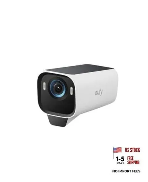 eufyCam S3 Pro, Add-On Camera, 4K Solar Outdoor | MaxColor Night Add-on Cam