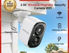 Wireless 2.5k Magnectic HD Video Night Vision Motion Detection Security Camera