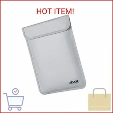 VEVOR Fireproof Document Bag, 2192 ℉ Heat Insulated Fireproof & Waterproof Bag w