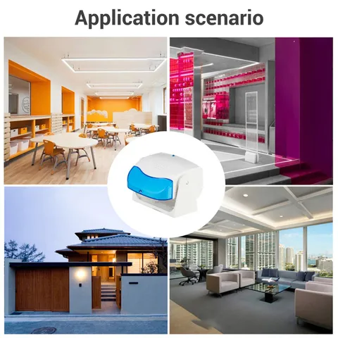 Motion Sensor Doorbell Compact & Loud Entry Alert For Shop Premium
