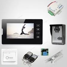 7inch Video Door Entry Security Intercom with IR Night Vision for Home Security