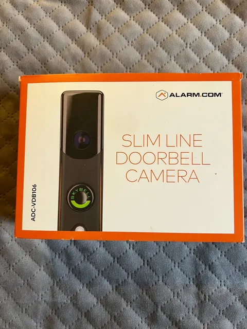 Alarm.com Slim Line NEW Wi-Fi Doorbell Camera - Bronze (ADC-VDB106)