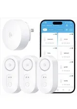 GoveeLife Upgraded Smart Water Leak Detector 1s with High Alarm, 3 Pack1804ft