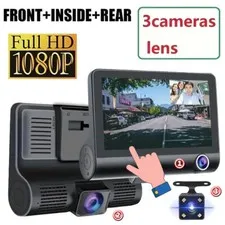 4'' HD 1080P Dash Cam Car DVR Front Inside or Rear Camera Night Vision G-sensor