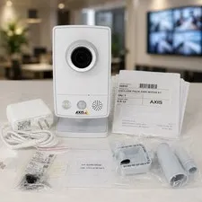 Axis M1054 Network IP Security Camera NO Box w/ Power Adapter Mount Kit PoE