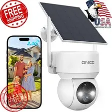 GNCC Solar Security Camera 1 Pack White
