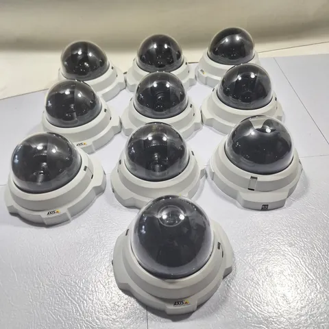 Lot Of 10 Axis Network Camera P3304 USED AND WERE WORKING WHEN REMOVED ALL WORK.