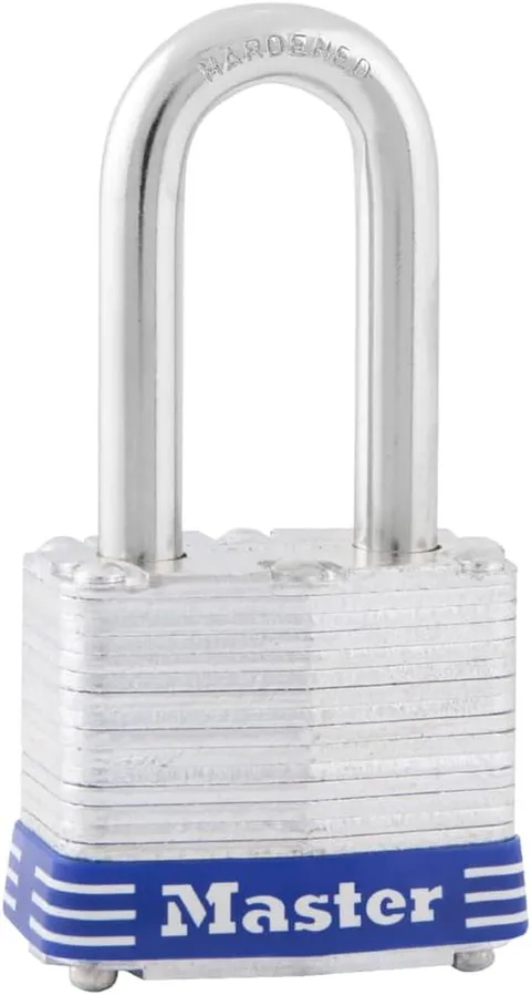 Master Lock 3DLF Outdoor Padlock with Key, 1 Pack