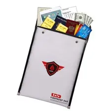 Fireproof Document Bags15x11 Triple Layers Waterproof And Fireproof Bag With Z
