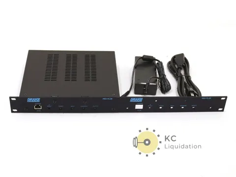 Drake Digital PEG-Plus MPEG-2 Video Channel Encoder 1002613B w/ Rack Mount Panel