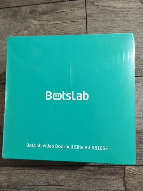 BOTSLAB 2K Doorbell Camera Wireless with Solar Panel, R810SE Solar Set, SEALED