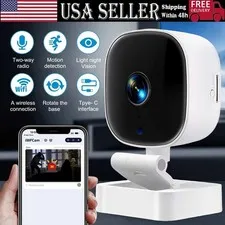 1080P Wireless Security Camera System Indoor Home WiFi Night Vision Surveillance