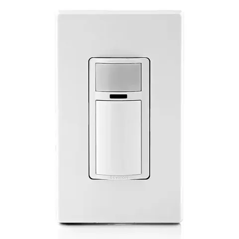 Decora Occupancy Motion Sensor Light Switch, Auto-On, 15A, Residential Grade, Si