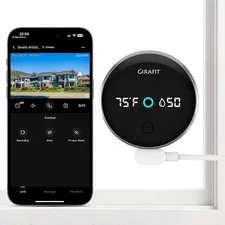 3K 5MP Window Camera,Cameras for Home Security with Thermometer Hygrometer,Indoo