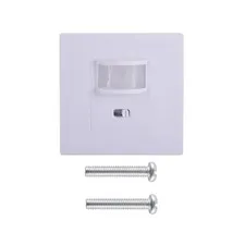 White PIR Motion Sensor Wall Switch AC100-240V for Downlights & Ceiling Lights