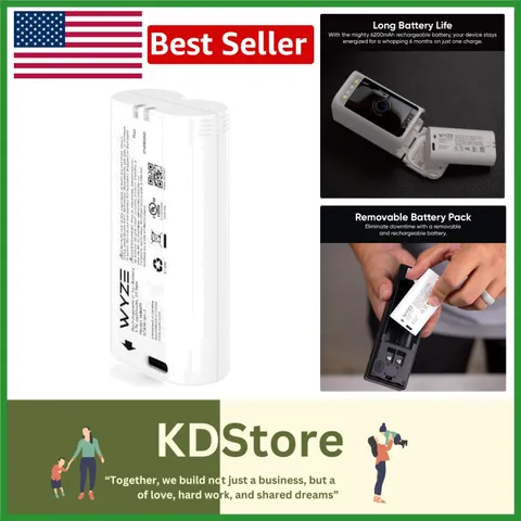 Versatile Removable Battery Pack - 4.2oz Lightweight, Fast Charging Solution