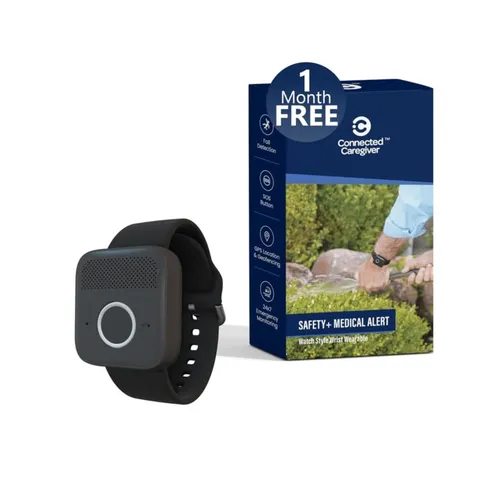 Safety+ 4G Medical Alert System for Seniors: Watch-Style, Fall Detection, 24/...