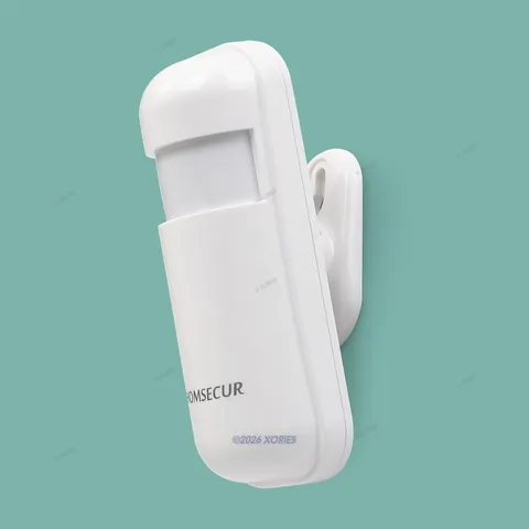Homsecur Pir Motion Sensor Wireless Passive Motion Detector Alarm 433MHz White