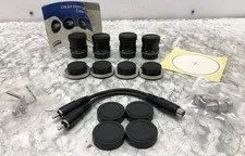 DSP SECURITY CCTV FIRE SPRINKLER CAMERA LENSES AND ACCESSORIES LOT NO CAMERA