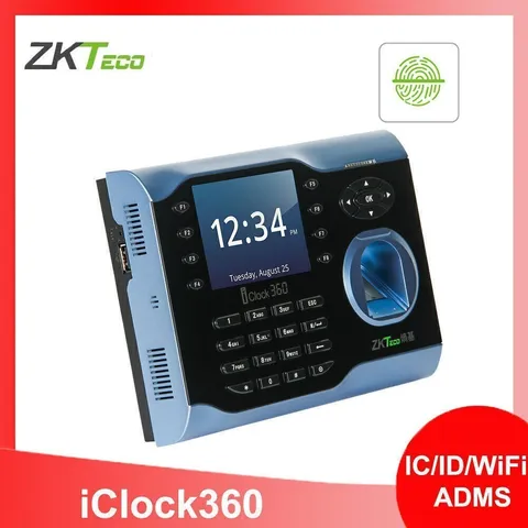 ZKTeco iClock360 TCP/IP Biometric Fingerprint Time Attendance System Time Clock