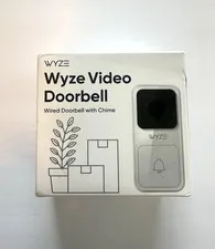 Wyze Video Doorbell Camera and Chime IP65 Weatherproof Night Vision WVDB1WC1 NIB