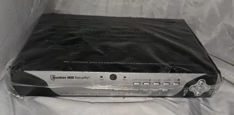Bunker Hill 8 Channel DVR Recorder With 3 Cameras, 4 Wires, Missing Parts. As Is