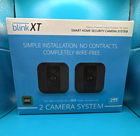 Blink XT 2-Camera Wi-Fi Security System 1080p Indoor/Outdoor Alexa, Sync.